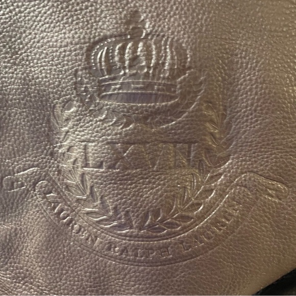 Lauren Ralph Lauren Dark Brown Leather Tote - Picture 2 of 8